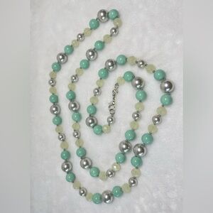 Vintage hand knotted Monet necklace